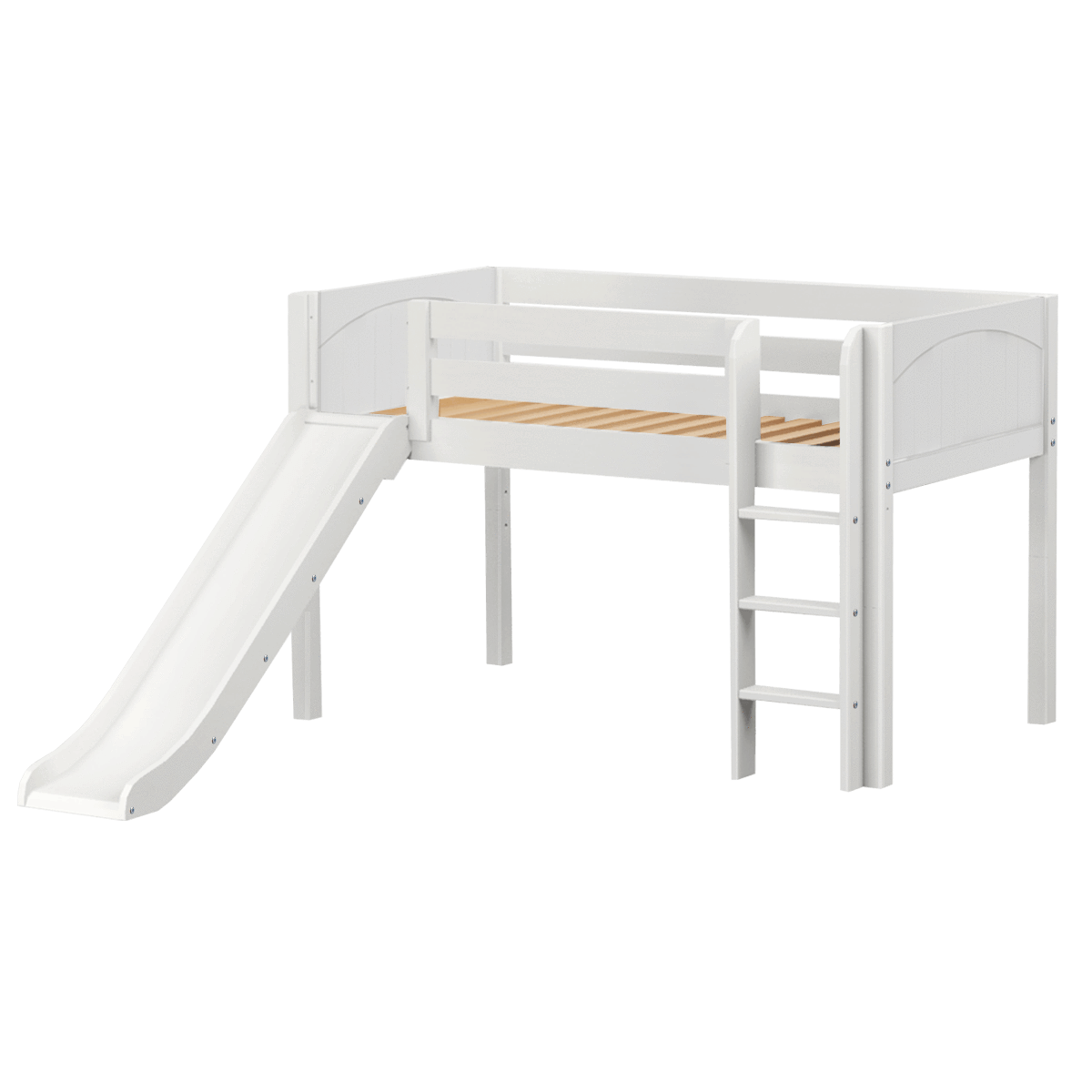 Maxtrix Twin Low Loft Bed with Slide