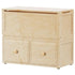 Maxtrix Stacked Toy Chest + 2-Drawer Cube
