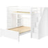 Jackpot Deluxe Staircase Loft Bed Storage + Full Bed