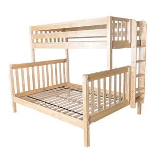 Maxtrix High Twin XL Over Queen Bunk Bed with Ladder