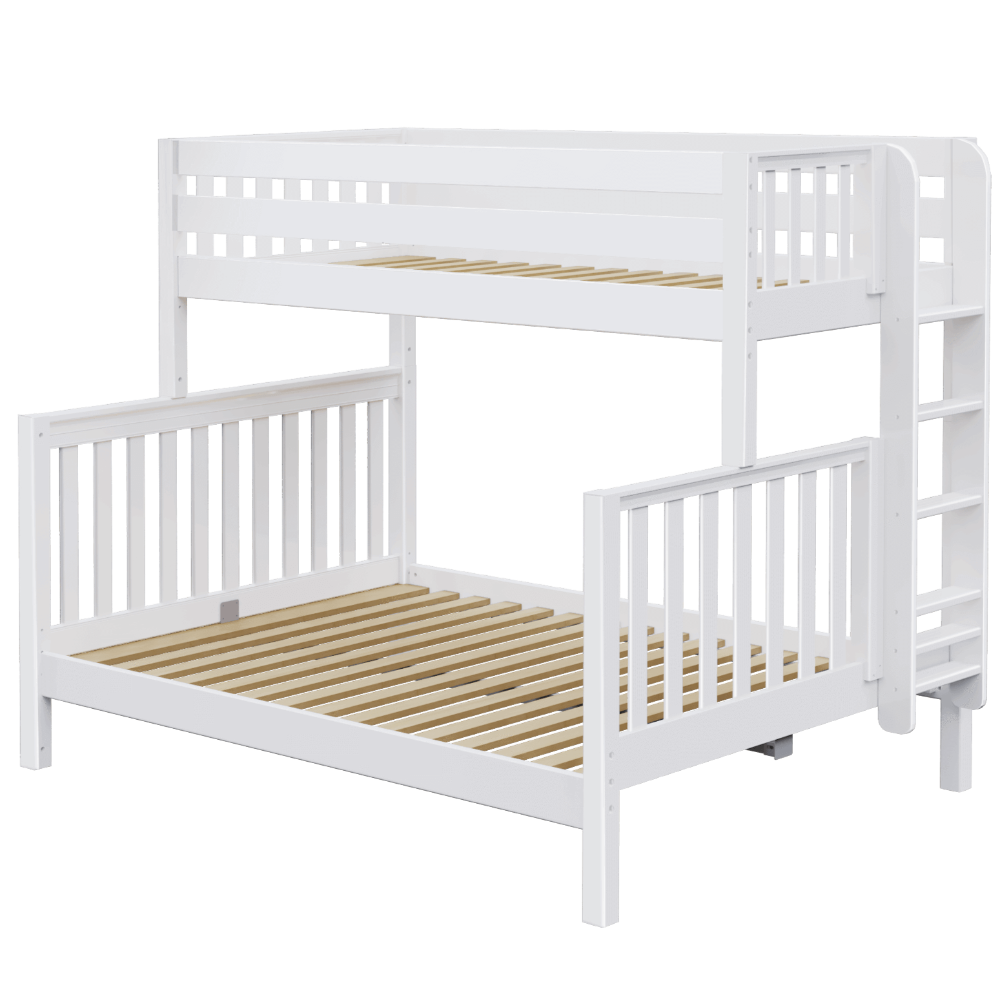 Maxtrix High Twin XL Over Queen Bunk Bed with Ladder