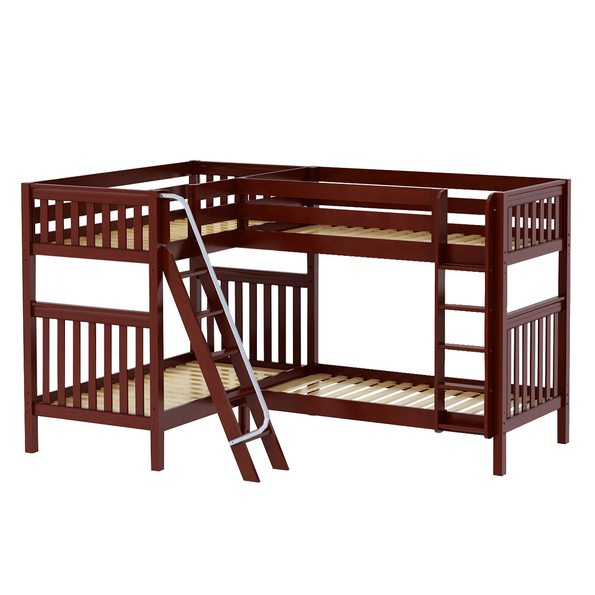 Maxtrix Twin High Corner Bunk Bed