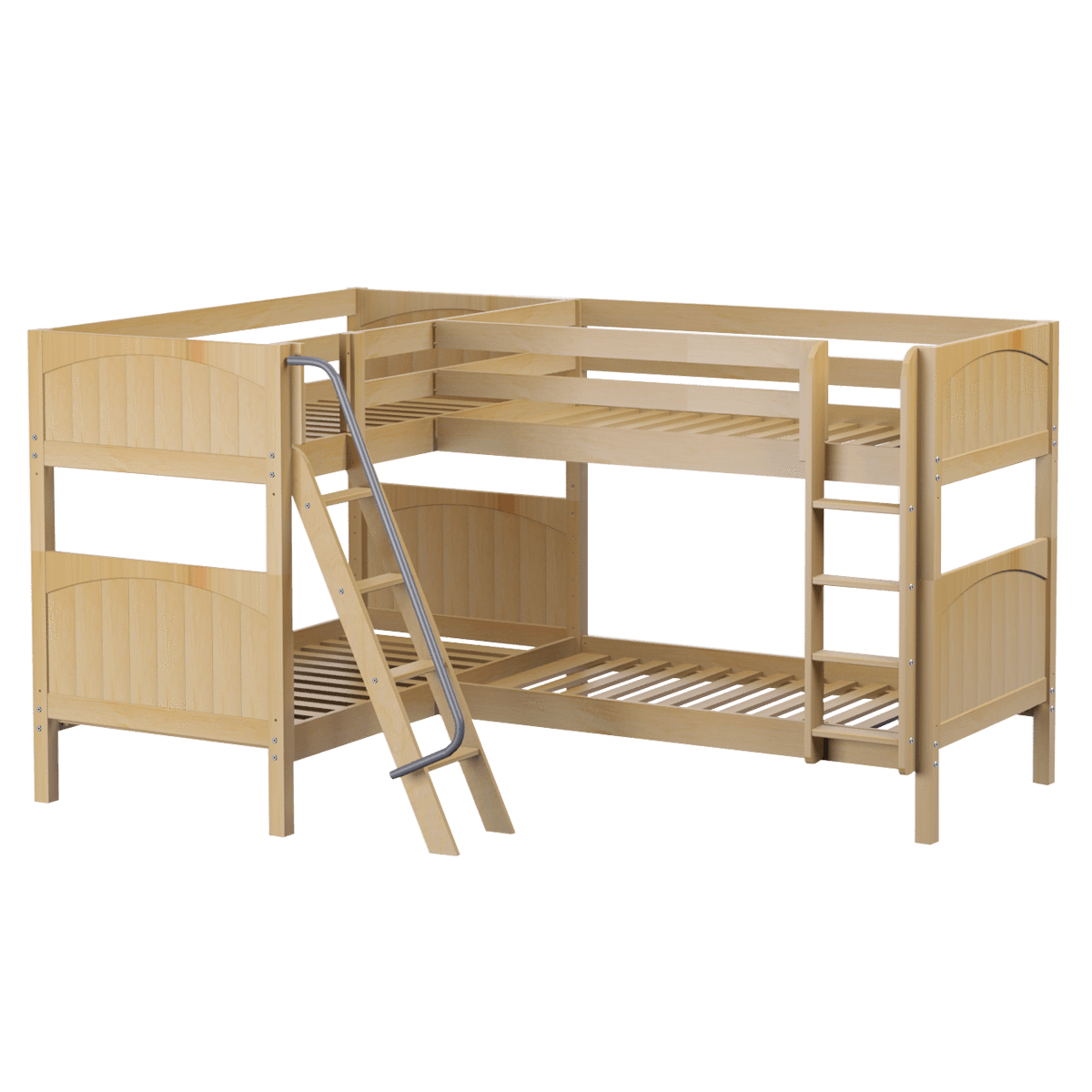 Maxtrix Twin High Corner Bunk Bed