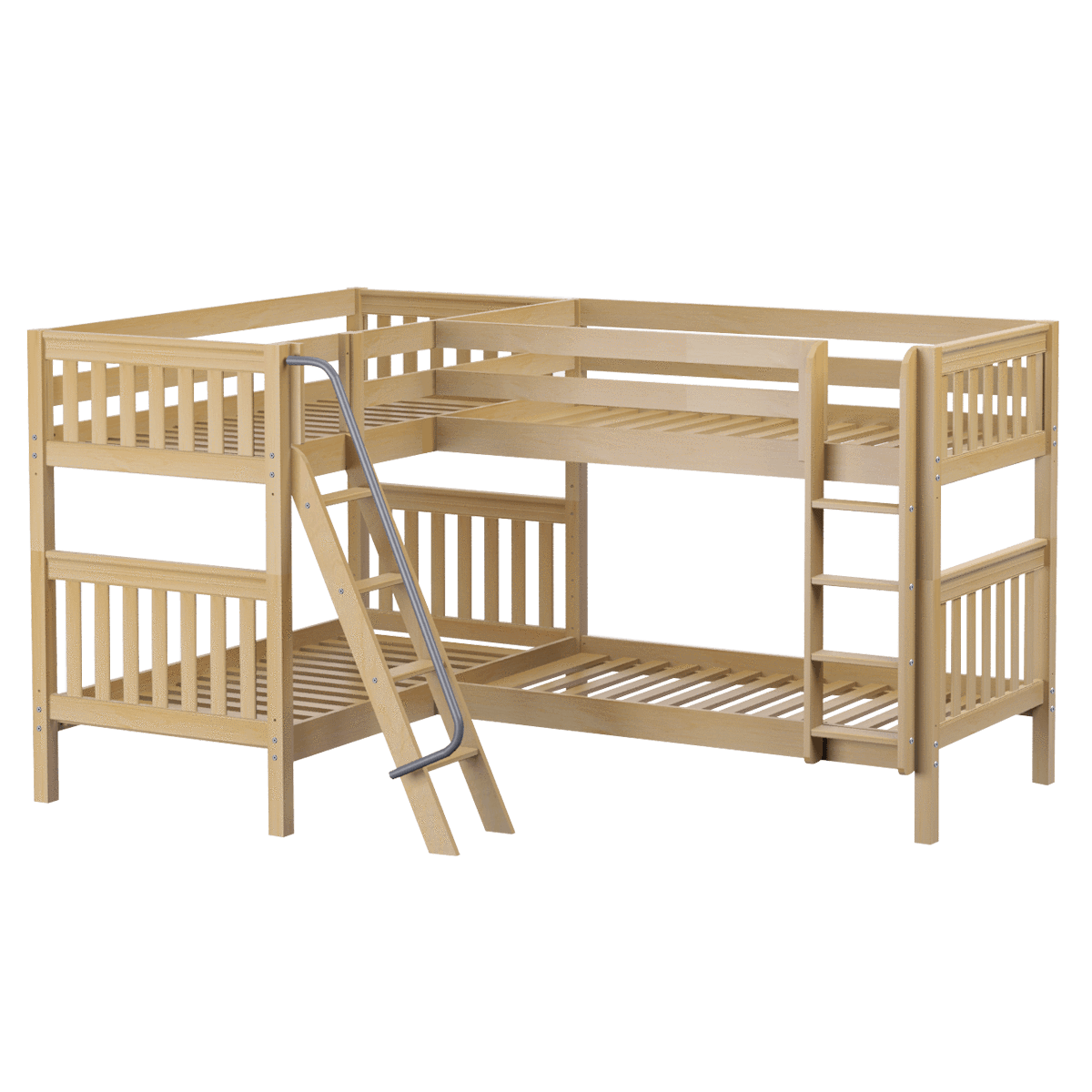 Maxtrix Twin High Corner Bunk Bed