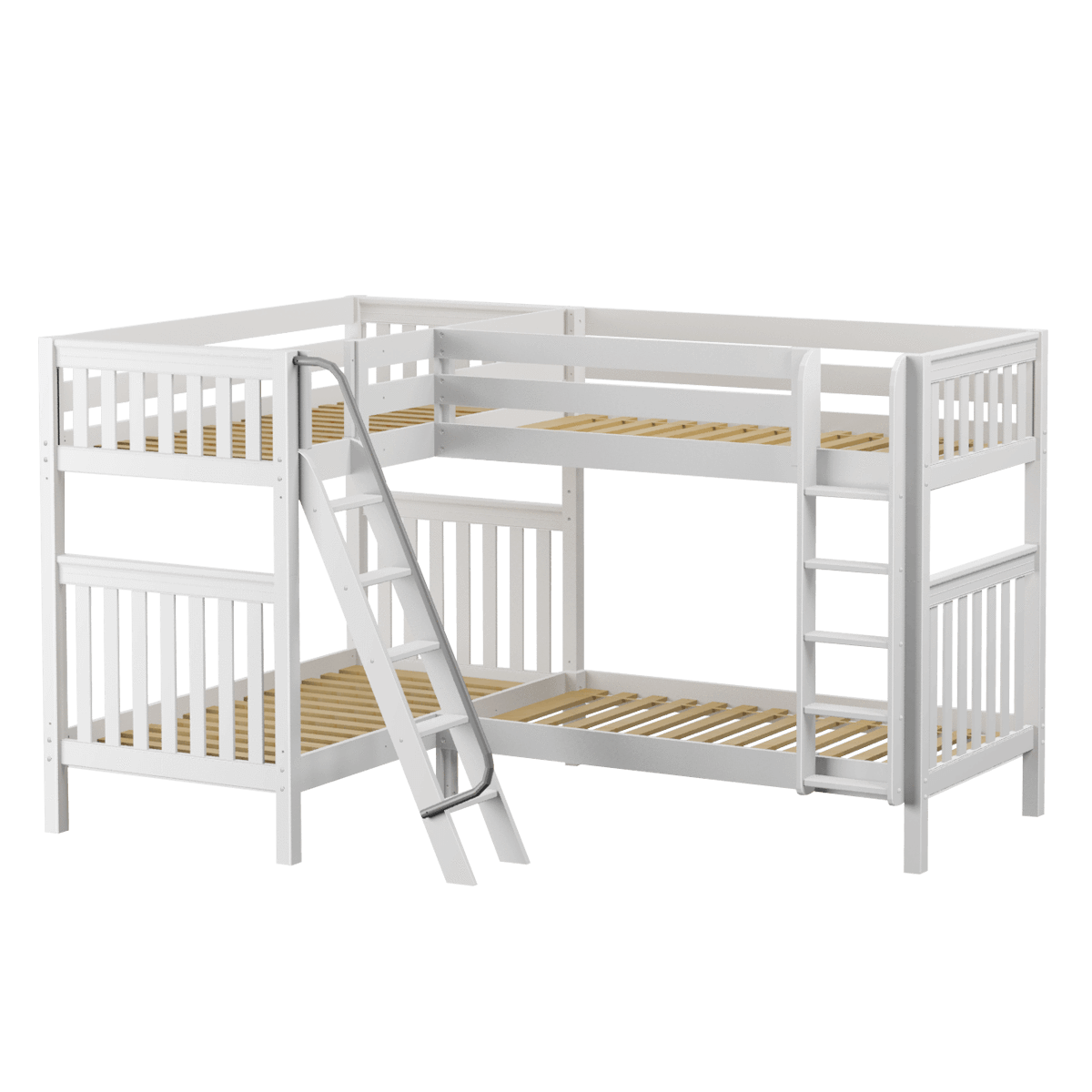 Maxtrix Twin High Corner Bunk Bed