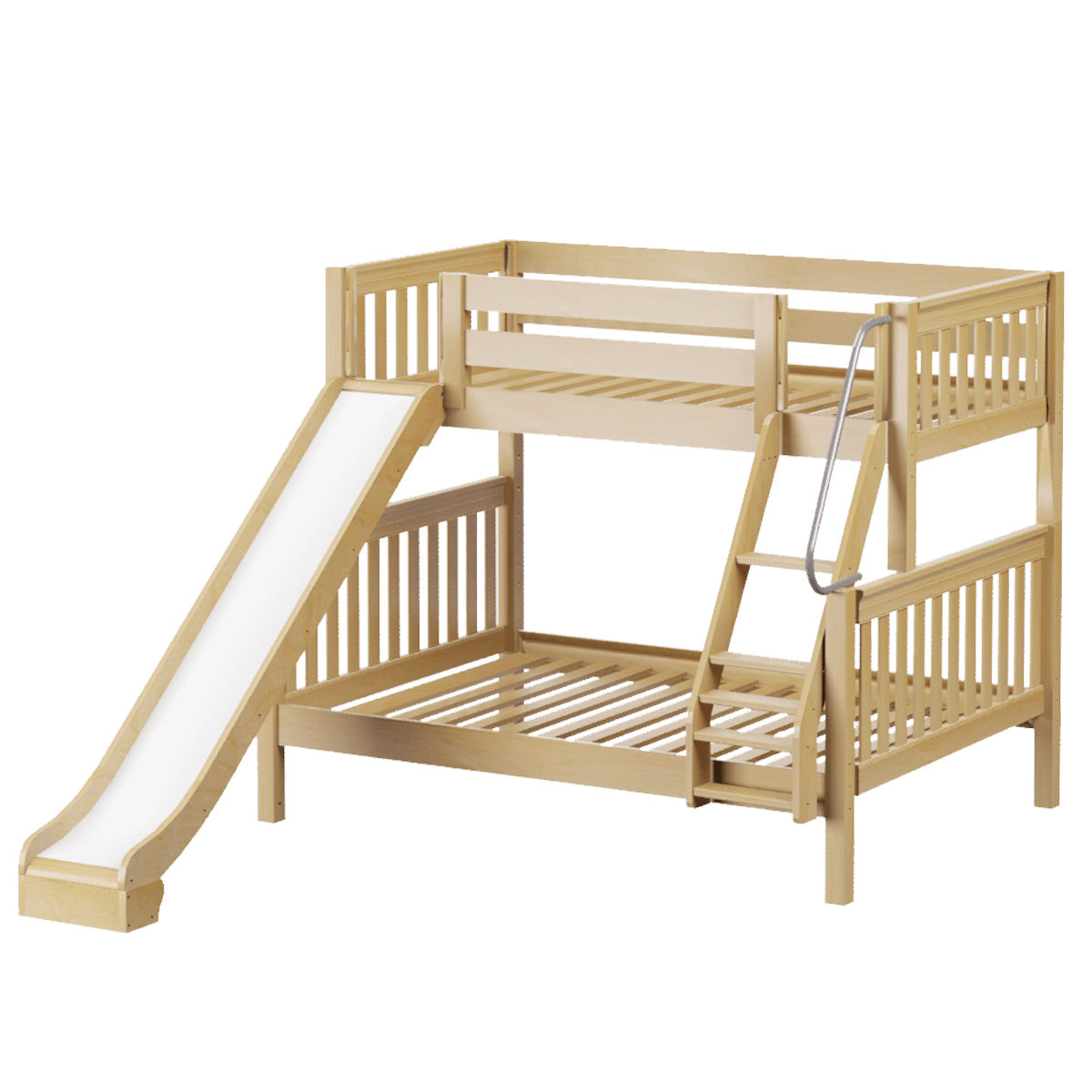 Maxtrix Twin over Full Medium Bunk Bed + Slide