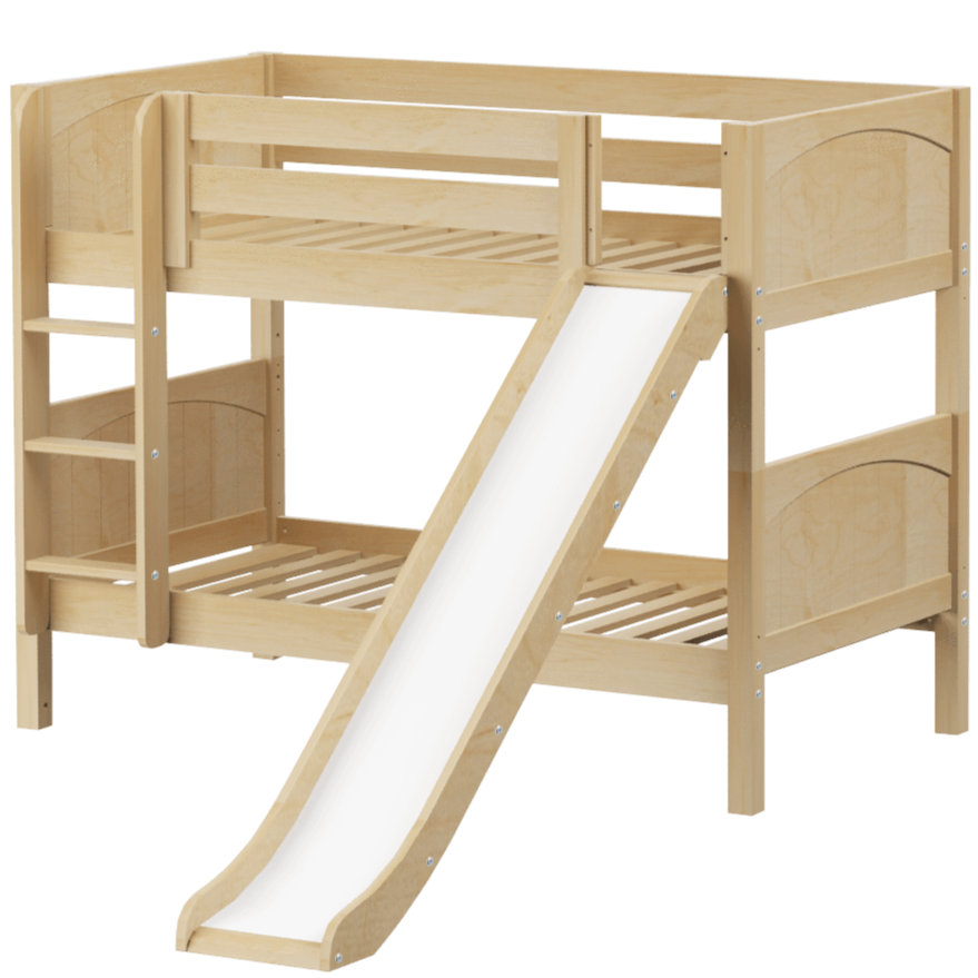 Maxtrix Twin Low Bunk Bed with Slide