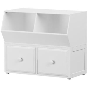 Maxtrix Stacked Cubby + 2-Drawer Cube