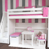 Maxtrix Twin High Loft Bed with Stairs