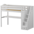 Maxtrix Twin High Loft Bed with Stairs + Desk