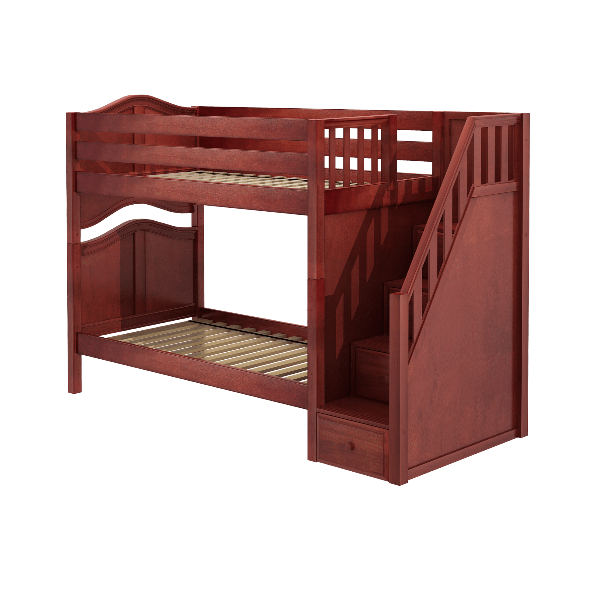 Maxtrix Twin Medium Bunk Bed with Stairs