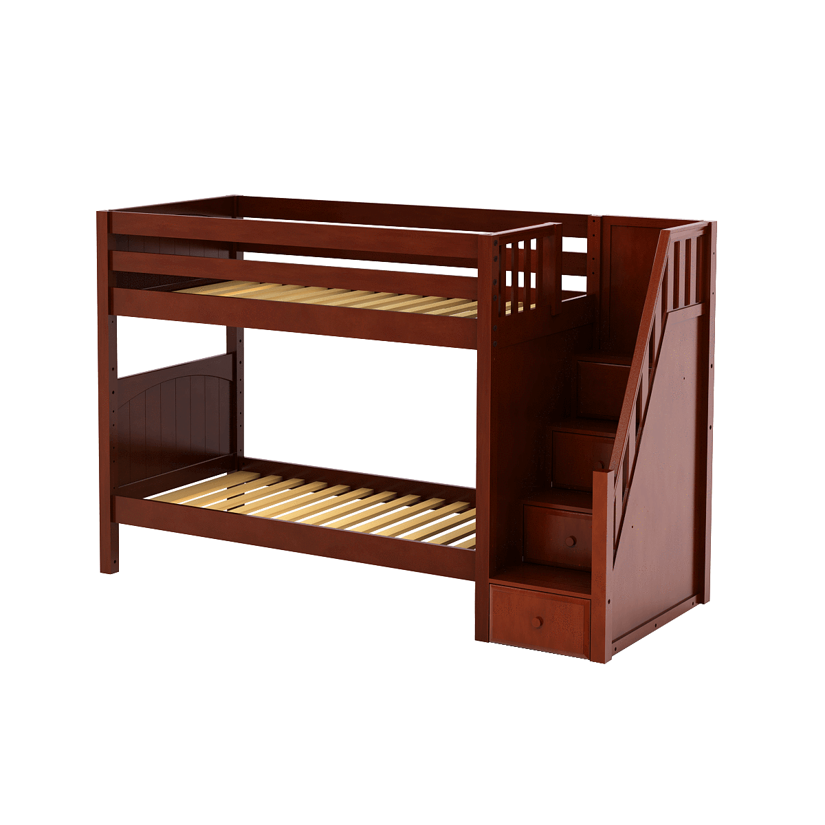 Maxtrix Twin Medium Bunk Bed with Stairs