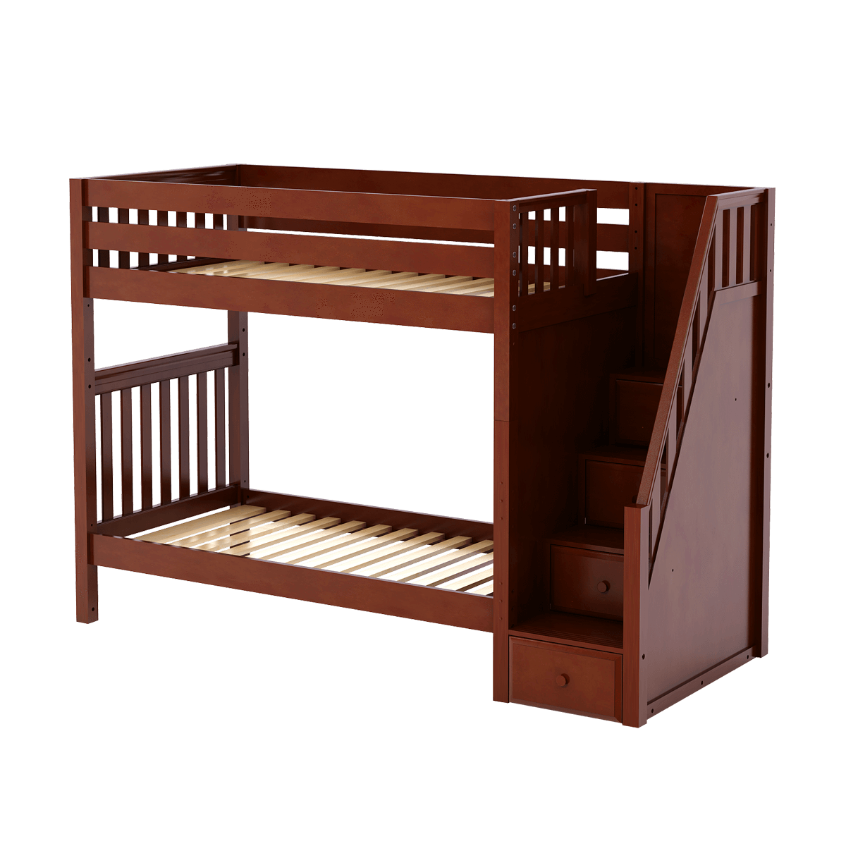 Maxtrix Twin Medium Bunk Bed with Stairs