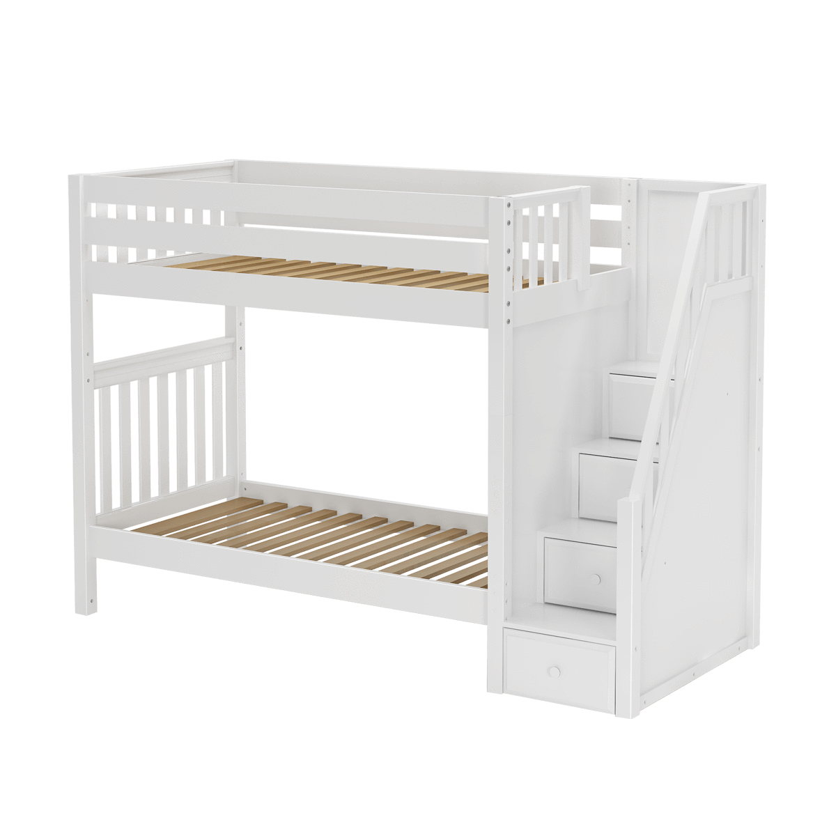 Maxtrix Twin Medium Bunk Bed with Stairs