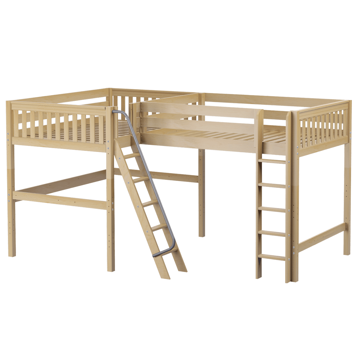 Maxtrix Twin Full High Corner Loft Bed