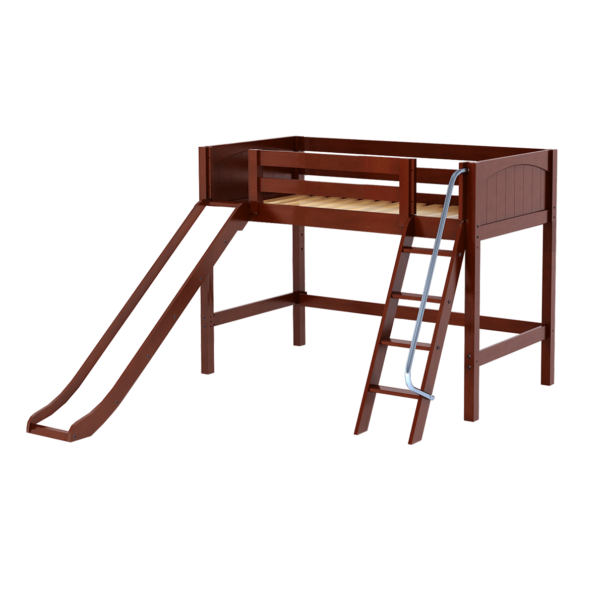 Maxtrix Twin Mid Loft Bed with Slide