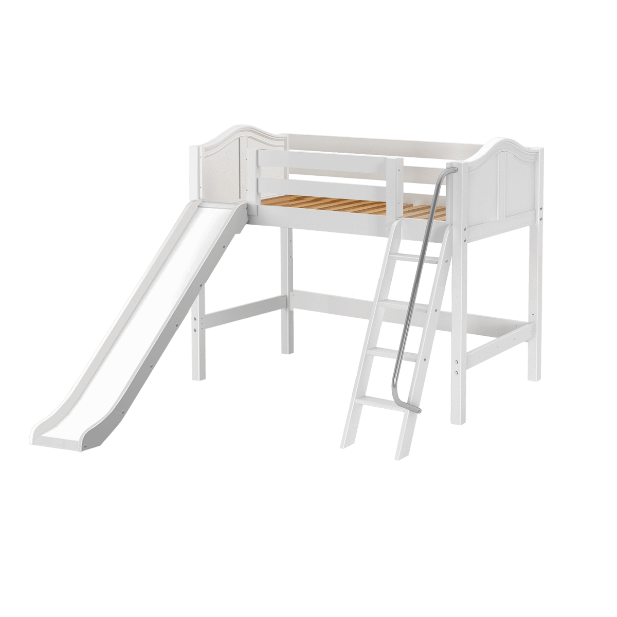 Maxtrix Twin Mid Loft Bed with Slide