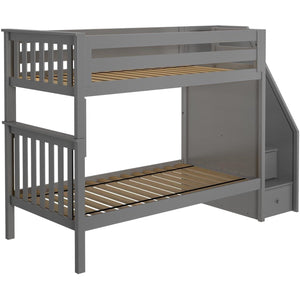 Jackpot Deluxe Twin over Twin Staircase Bunk