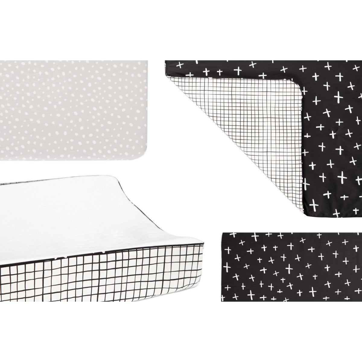 Babyletto Tuxedo 5-Piece Nursery Crib Bedding Set