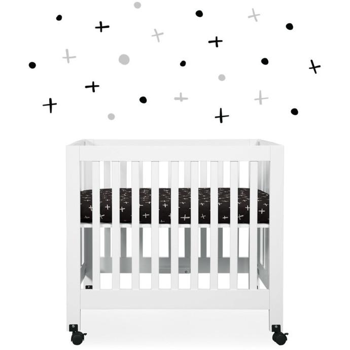 Babyletto Tuxedo Cross Mini Crib Sheet