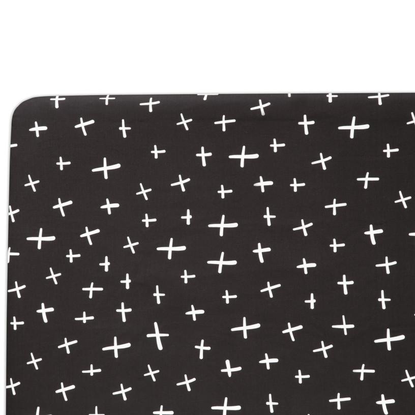 Babyletto Tuxedo Cross Mini Crib Sheet