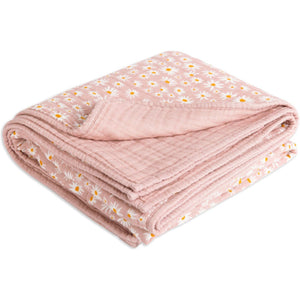 Babyletto Daisy Muslin Quilt in GOTS Certified Organic Cotton