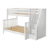 Maxtrix High Twin XL over Full XL Bunk Bed with Stairs