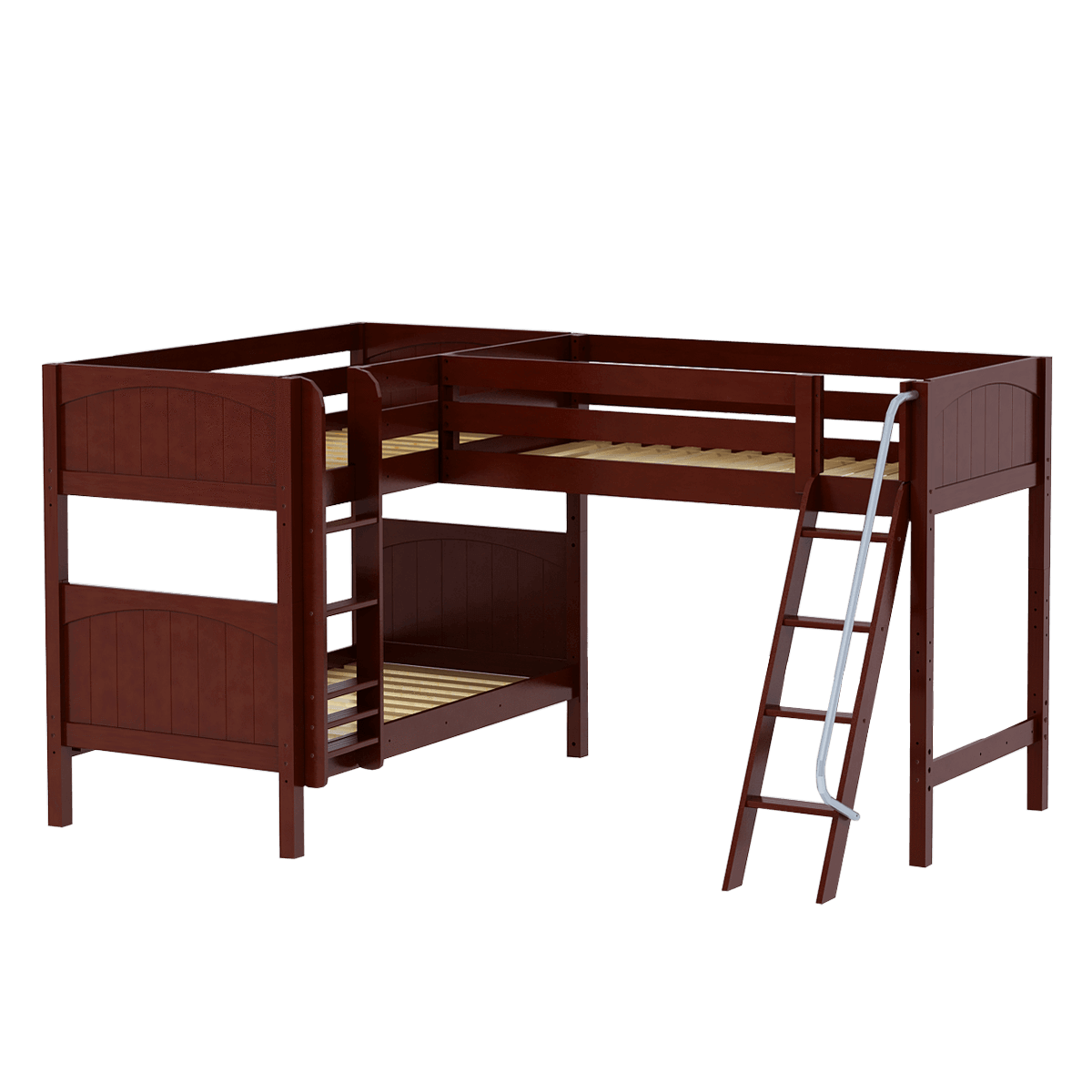 Maxtrix Twin Medium Corner Loft Bunk Bed