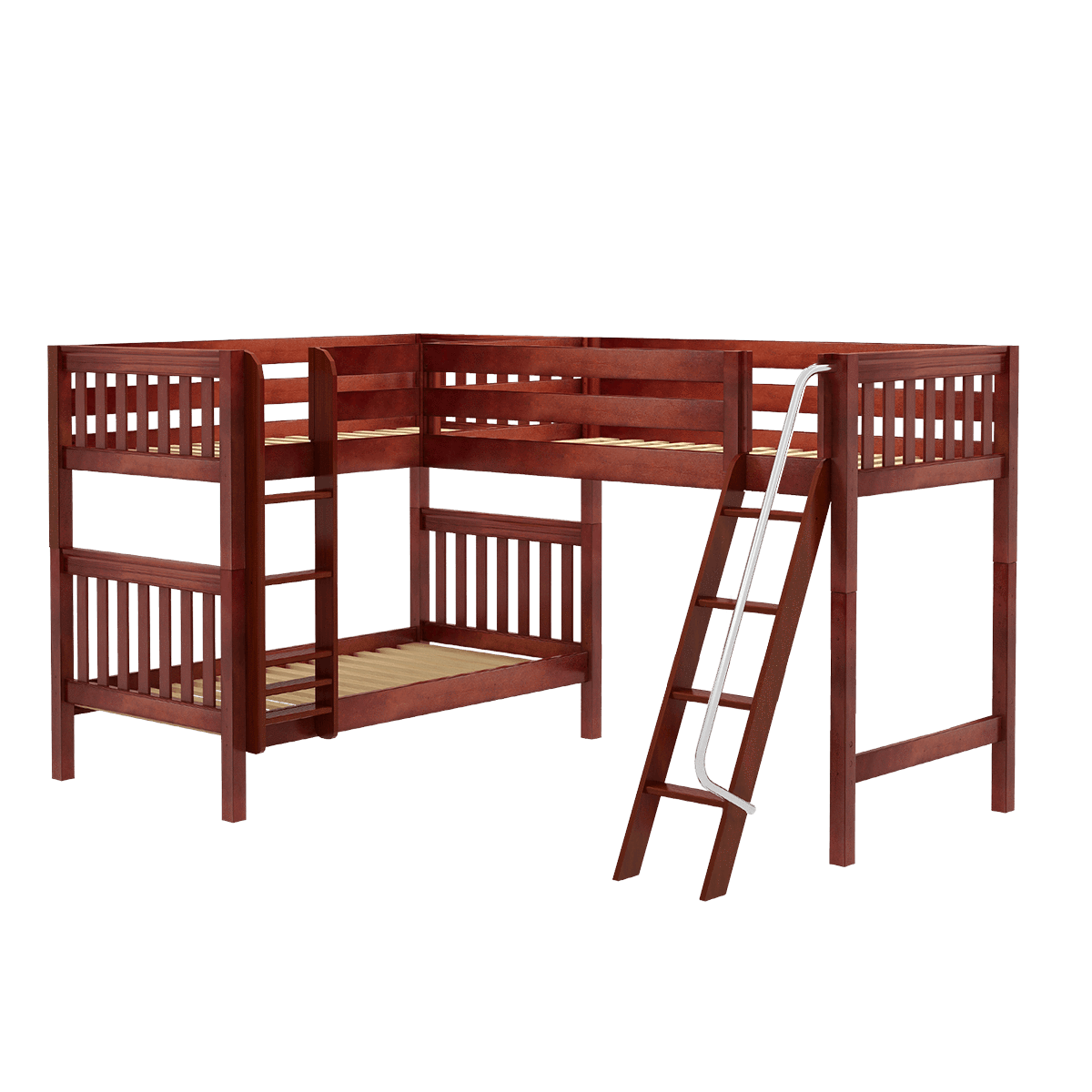 Maxtrix Twin Medium Corner Loft Bunk Bed