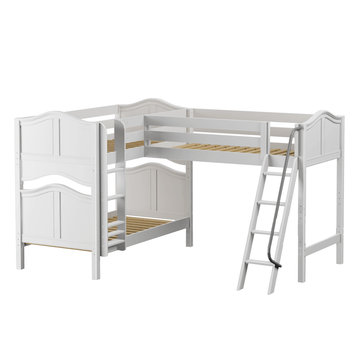 Maxtrix Twin Medium Corner Loft Bunk Bed