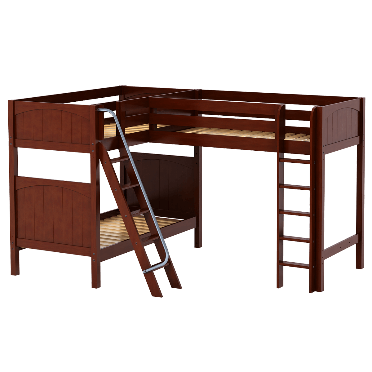 Maxtrix Twin High Corner Loft Bunk Bed