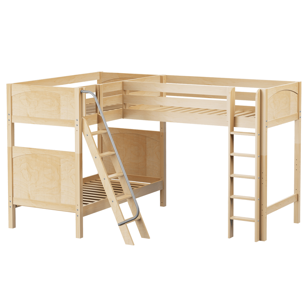 Maxtrix Twin High Corner Loft Bunk Bed