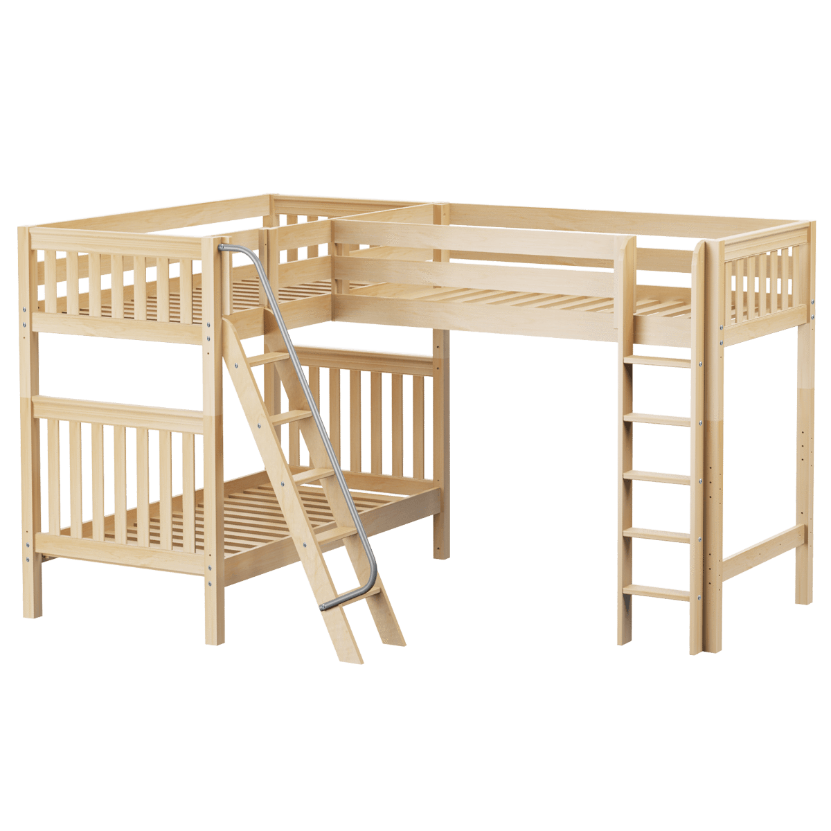 Maxtrix Twin High Corner Loft Bunk Bed