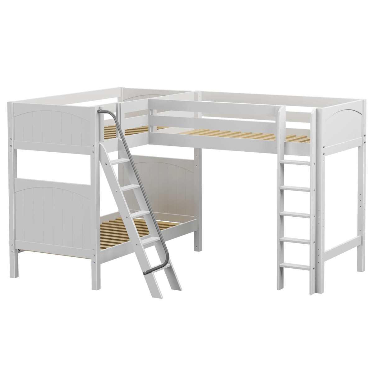 Maxtrix Twin High Corner Loft Bunk Bed