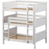 Maxtrix Full Triple Bunk Bed with Straight Ladder