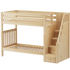 Maxtrix Twin High Bunk Bed with Stairs