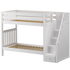 Maxtrix Twin High Bunk Bed with Stairs