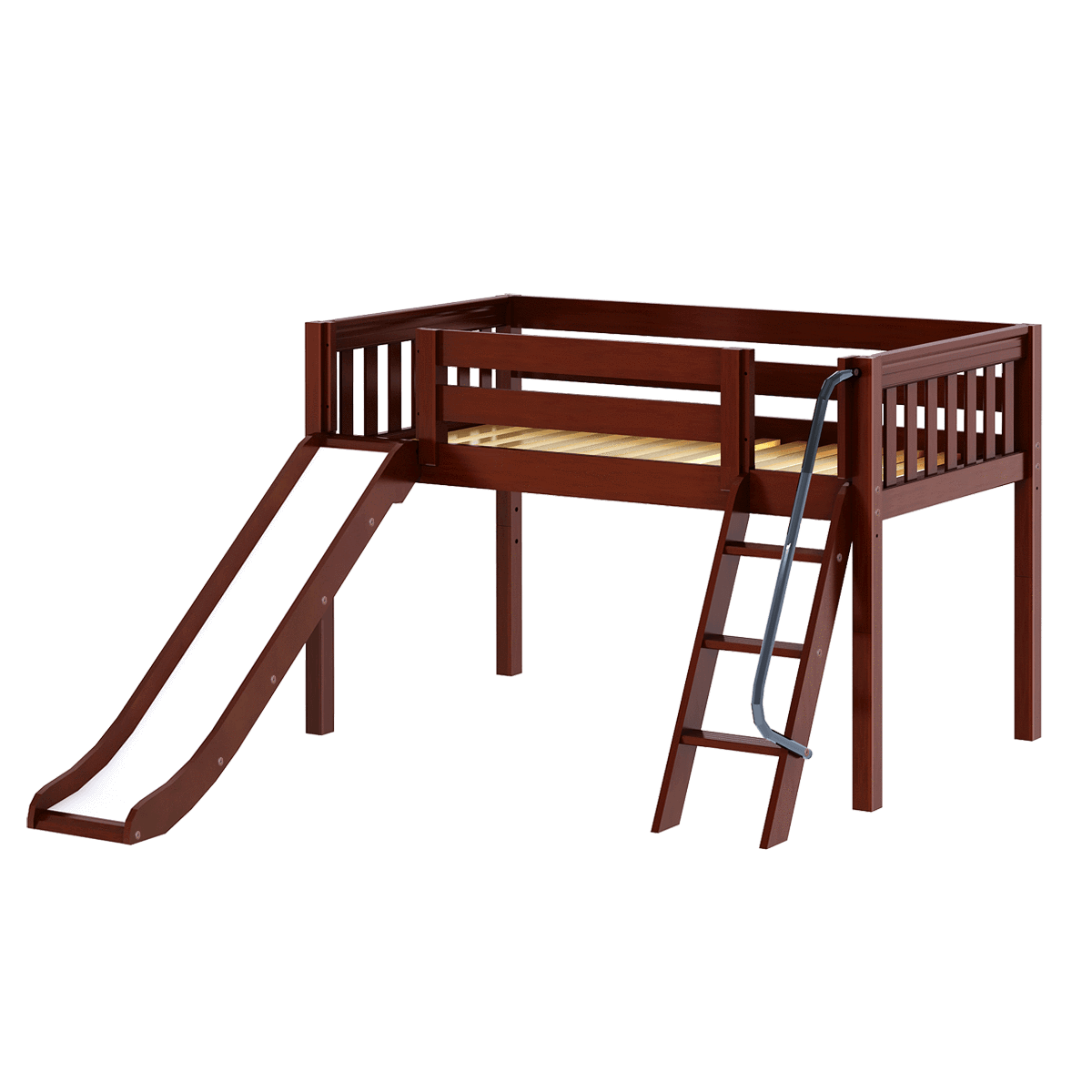 Maxtrix Twin Low Loft Bed with Slide