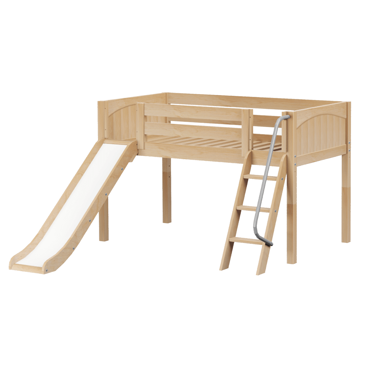 Maxtrix Twin Low Loft Bed with Slide