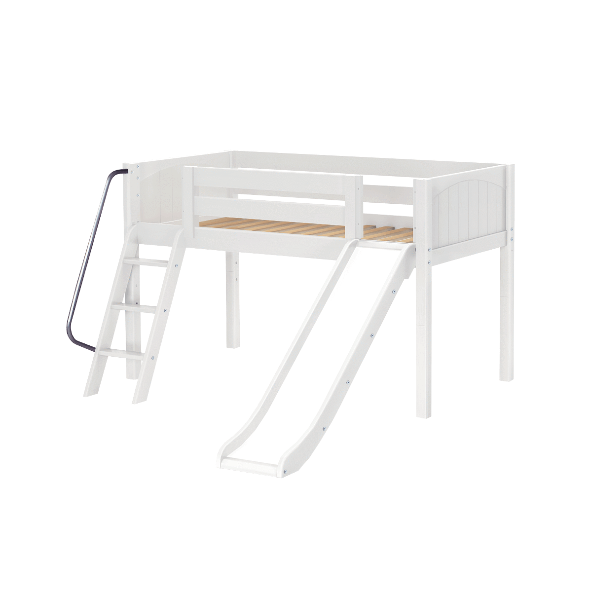 Maxtrix Twin Low Loft Bed with Slide