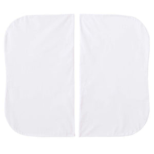 HALO Bassinest White Fitted Sheet Twin 2-Pack