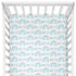 Sugar + Maple Crib Sheet - Rainbow Blue