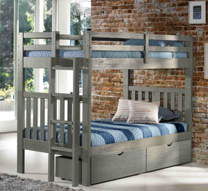 Innovations Cambridge Twin/Twin Bunk with Short Ladder