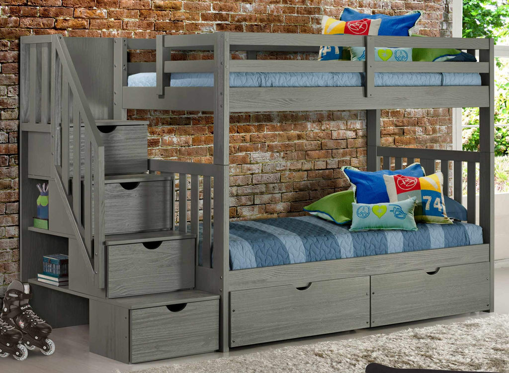 Innovations Cambridge Twin/Twin Bunk with Staircase