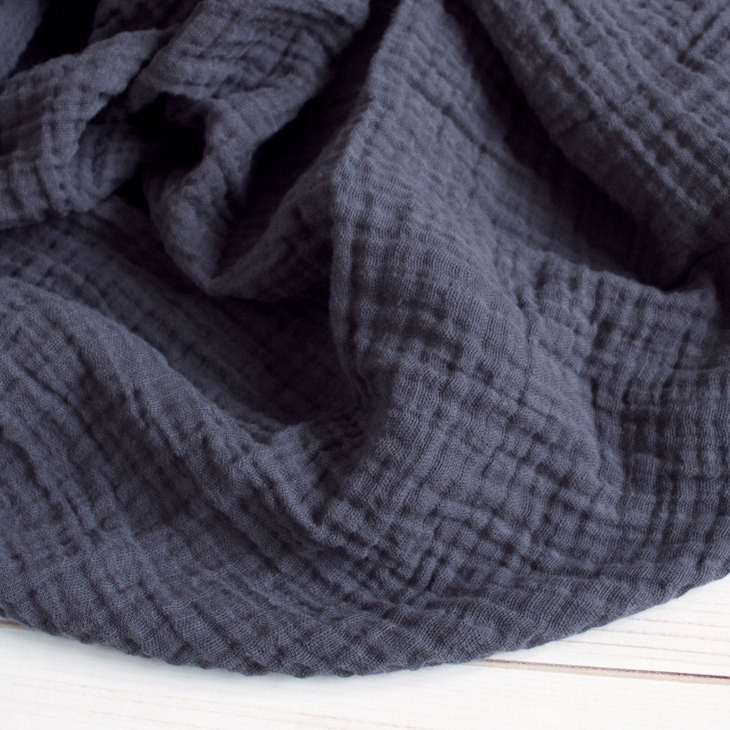 Sugar + Maple Classic Muslin Swaddle - Charcoal