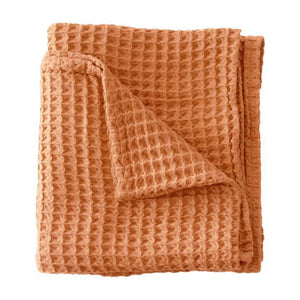 Sugar + Maple Honeycomb Blanket-Copper
