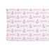 Sugar + Maple Changing Pad Cover - Anchor Pink