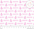 Sugar + Maple Small Stretchy Blanket - Anchor Pink