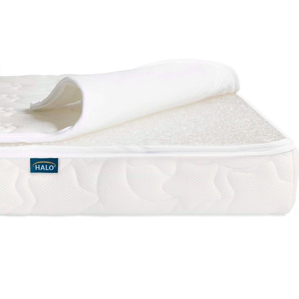 Sleepah Organic Cotton Memory Foam Crib Mattress Topper Breathable