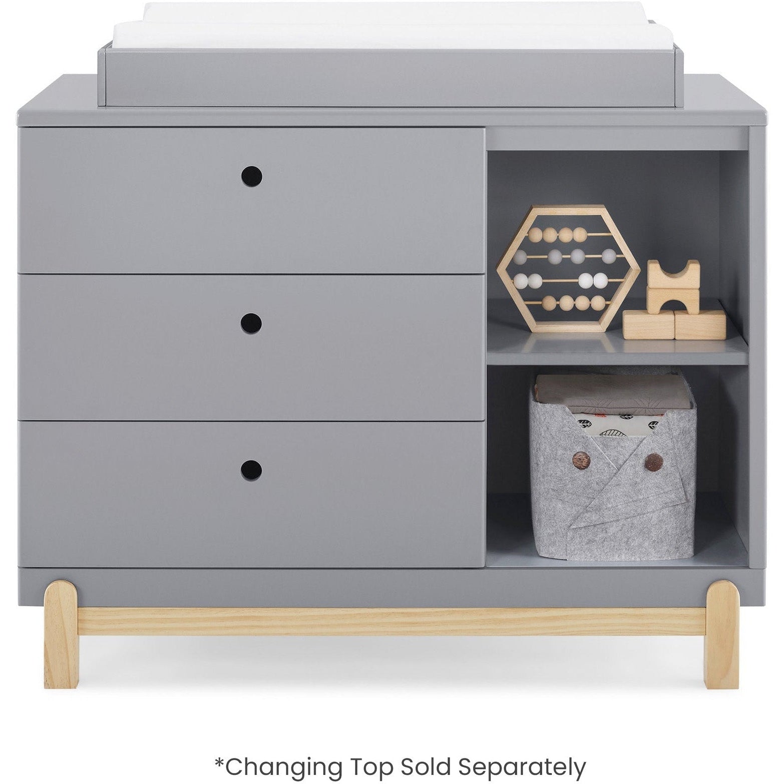 Delta Children Poppy 3-Drawer Dresser with Cubbies Lakeland Baby and Teen Furniture Delta Children Poppy 3-Drawer Dresser with Cubbies Lakeland Baby and Teen Furniture